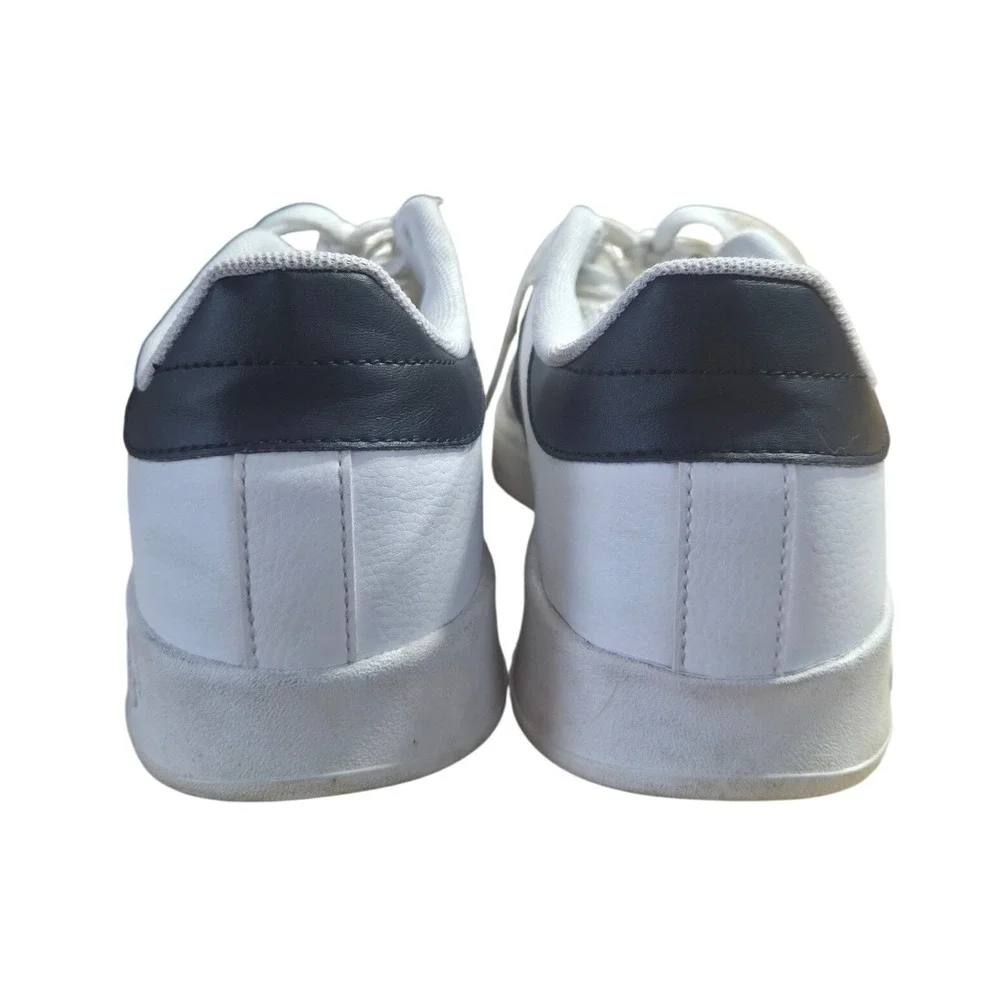 Adidas Breaknet Mens White Black Court Sneakers Shoes FX8724 Size 10